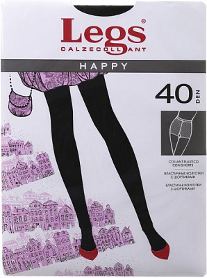 Колготки жіночі Legs Happy 40 Den Nero р. 1/2 чорний 1 шт.