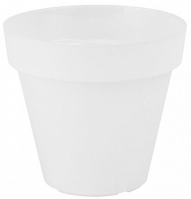 Горщик пластиковий Artevasi Capri Pot круглий 50,5л білий