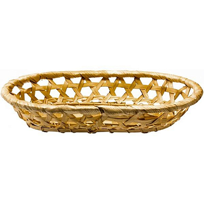 Корзинка бамбуковая овальная 20x11.5 см