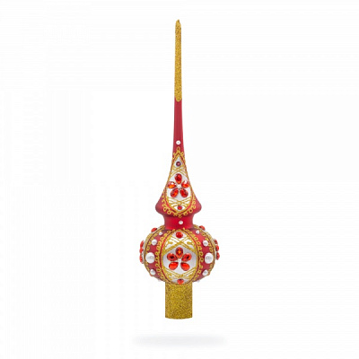 Верхівка скляна Сага B-400 матова червоний