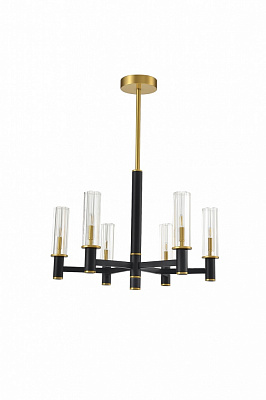 Люстра потолочная Sensio Rivola 6xG9 черный/золото PR-PL241026-6.1