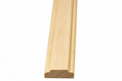 Рейка фігурний Woodprofile декоративний 11х35х2400 мм липа в/г