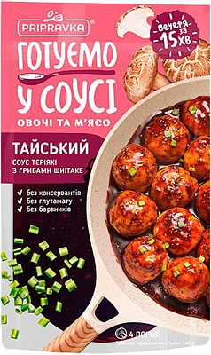 Соус Приправка тайский Терияки с грибами шиитаке 140 г (4820195512500)