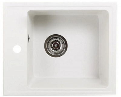 Мойка UP! (Underprice) из кварцевого песка KAPPA white 41x49x21 KP410W