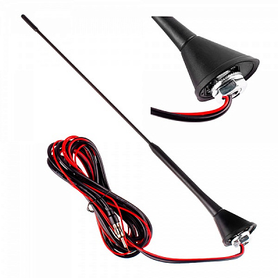 Антенна автомобильная AMiO с усилителем ANT08 (01511)