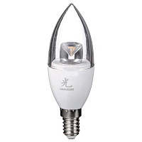 Лампа LED Maxus Sakura C37 CL-C 5 Вт 3000K E14 2+1 шт