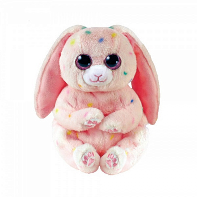 Мягкая игрушка TY Beanie Bellies Розовый зайчик May 22 см розовый 40598