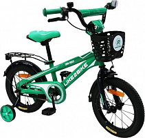 Велосипед дитячий Like2bike Dark Rider чорно-зелений 201403