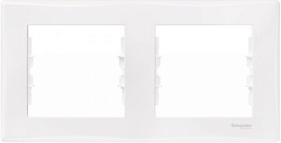 Рамка двомісна Schneider Electric Sedna горизонтальна білий SDN5800321