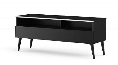 Тумба под ТВ VL 1200-BLK-BLK-RTR черный 