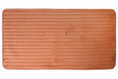 Килимок для ванної кімнати Dariana Екохутро Страйп 75х150 см карамель