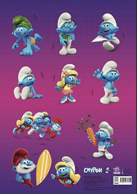 Набор наклеек Ранок Смурфы. Неусидчивые 544668
