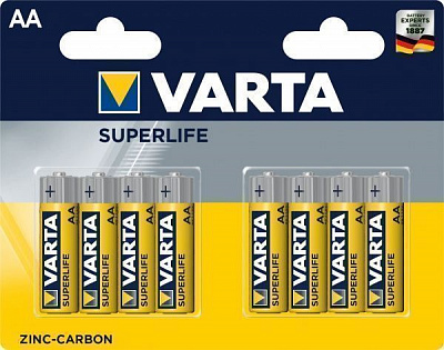 Батарейка Varta Superlife AA (R6, 316) 8 шт. (2006101418) 