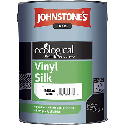 Краска Johnstone's Vinyl Silk белый 5л