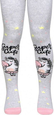 Колготки детские Conte-Kids CK SOF-TIKI 7С-38СП 521 р.128-134 светло-серый 