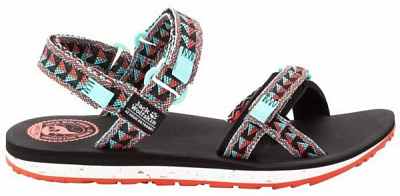 Сандалии Jack Wolfskin OUTFRESH SANDAL W 4039461-6089 р. 7 черно-бирюзовый