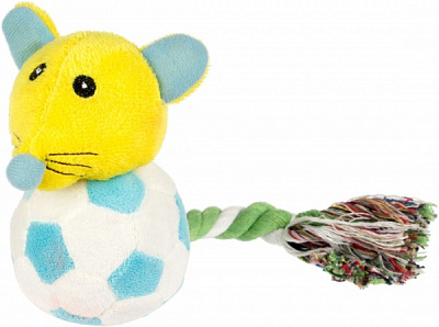 Игрушка для собак Lilli Pet Веселый мышонок со звуком 23 см 20-2913