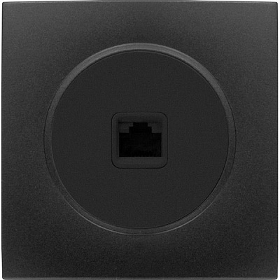 Розетка HausMark Bela черный SNG-SCP.RD20MG1PC-BK