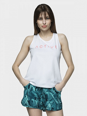 Майка 4F H4L21-TSD024-10S р.XS белый