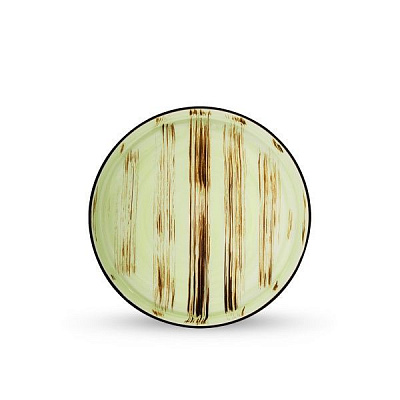 Тарілка обідня Scratch Pistachio з бортиком 23 см WL-668119/A Wilmax