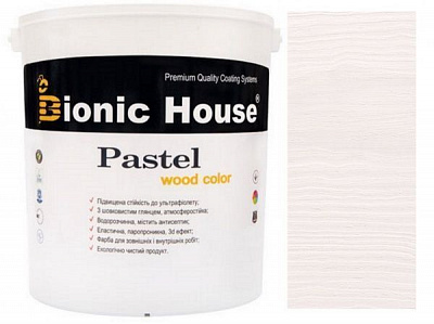Краска Bionic House укрывная Pastel Wood Color Р201 арктик шелковистый глянец 2,5 л