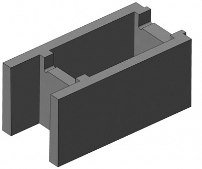 Блок бетонный KOLIZEY 510x250x235 мм