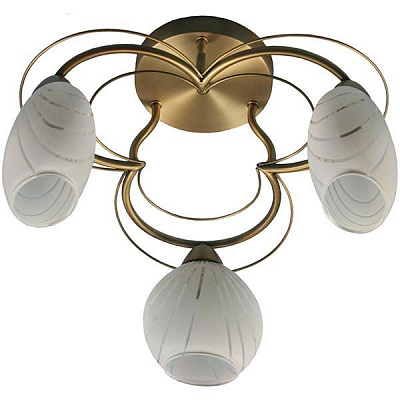Люстра Victoria Lighting Camomilla PL3 Bronze  
