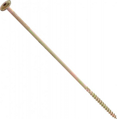 Шуруп конструкционный полукруглая головка ЦЖ 8x300 мм 1 шт. желтый цинк Expert Fix