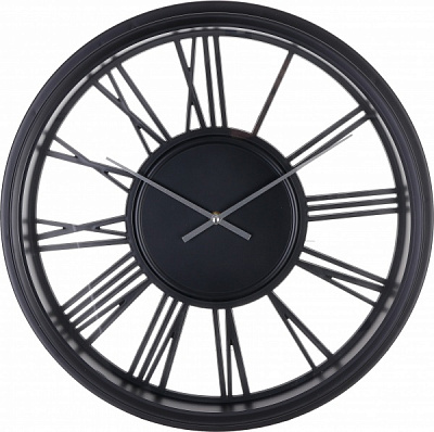 Годинник настінний Rack (XYX 10818) 45,5x45,5x5,8 см чорний