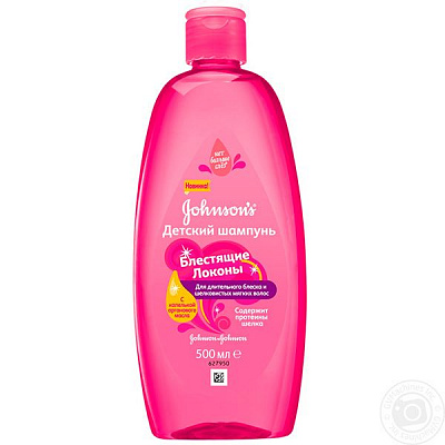 Шампунь дитячий Johnson's Baby Блискучі локони 500 мл