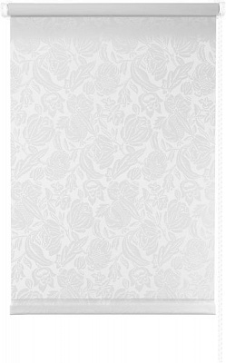 Ролета стандарт Delfa Троянда 115x170 см біла