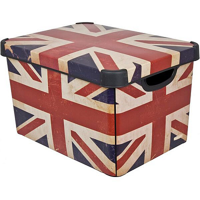 Ящик для вещей Curver British Flag L