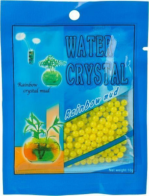 Гидрогель декоративный Water crystal лимонный 10 г