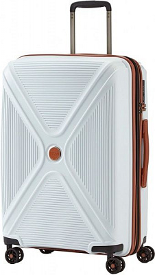 Чемодан Titan M 68 80 л белый Paradoxx 