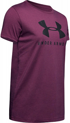Футболка Under Armour GRAPHIC SPORTSTYLE CLASSIC CREW 1346844-569 р.XS фиолетовый