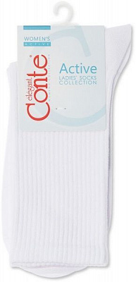 Носки женские Conte Active 20С-20СП 000 р. 25 белый 