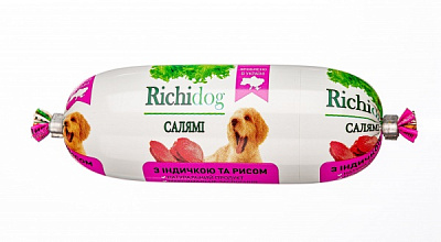 Корм для усіх порід Richi Dog м'ясо птиці, індичка, рис 120 г