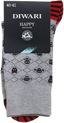 Шкарпетки Conte HAPPY 17С-151СП 059 р. 25 сірий