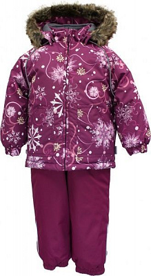 Комплект HUPPA AVERY р.104 білийбордовий 41780030-94234-104