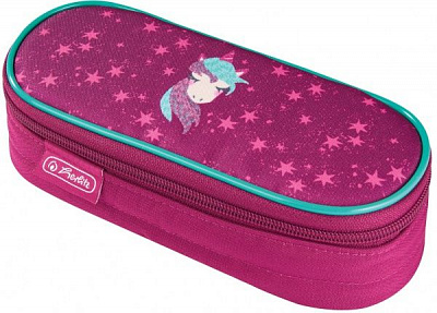 Пенал шкільний Case Flap Unicorn 50026289 Herlitz рожевий