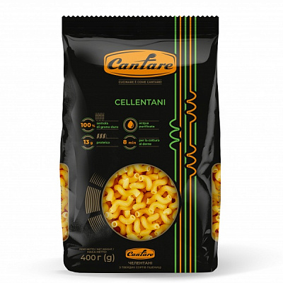 Макарони ТМ Cantare Cellentani 400 г