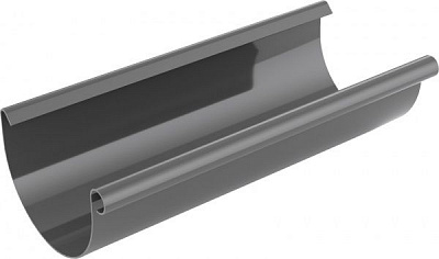 Желоб водосточный Bryza 100 мм 3 м графит 