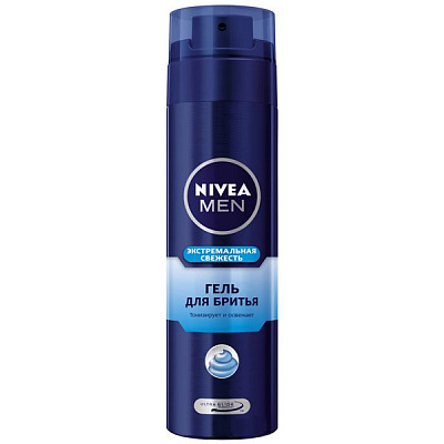 Гель для гоління Nivea MEN Экстремальная свежесть 200 мл