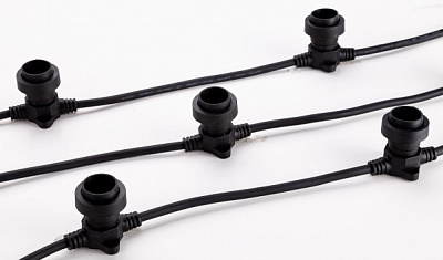 Гирлянда IEK Белт-Лайт E27 IP65 230V светодиодная (LED) 20 ламп 10 м 