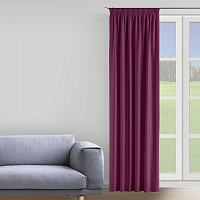 Штора VELOUR 150х275 фиолетовый Decora textile