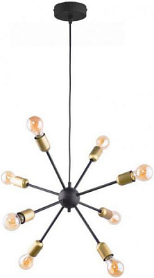 Люстра подвесная TK Lighting Estrella 1468 8x60 Вт E27 бронза/черный 