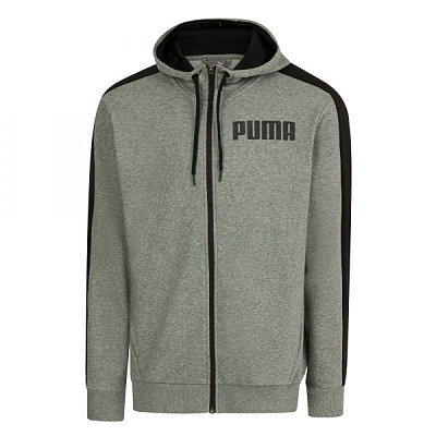 Джемпер Puma Contrast FZ Hoody FT M 85173402 р. M серый