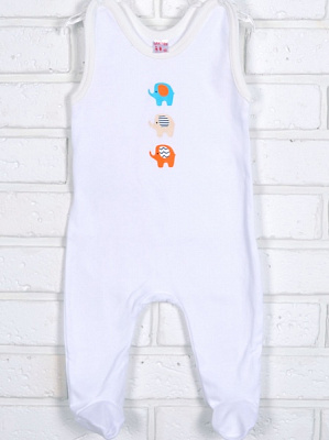 Повзунки дитячі Татошка 74 білий м03605