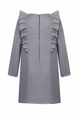 Платье Sasha 4482 гусиная лапка р.140 мульти 