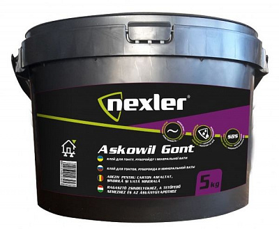 Мастика бітумно-каучукова NEXLER Askowil Gont 5 кг